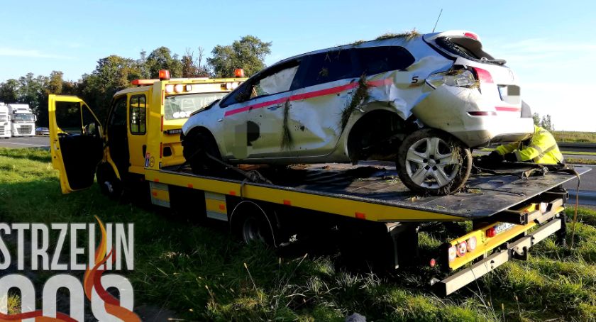 Poranna kolizja na A4. Zasnął za kierownicą