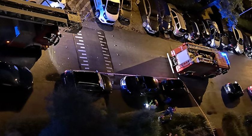 Śmiertelny skok z 7. piętra. Tragedia na Popowicach.