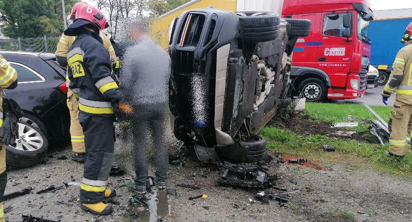 Porsche staranowało dwa samochody