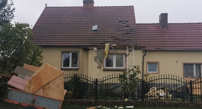 Wybuch gazu w Wilkowie Średzkim