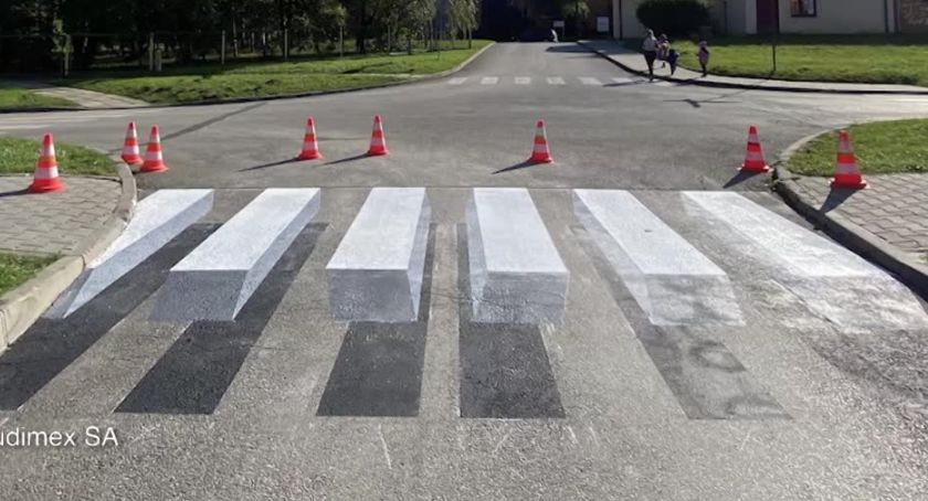Trójwymiarowe przejścia dla pieszych robią furorę. 