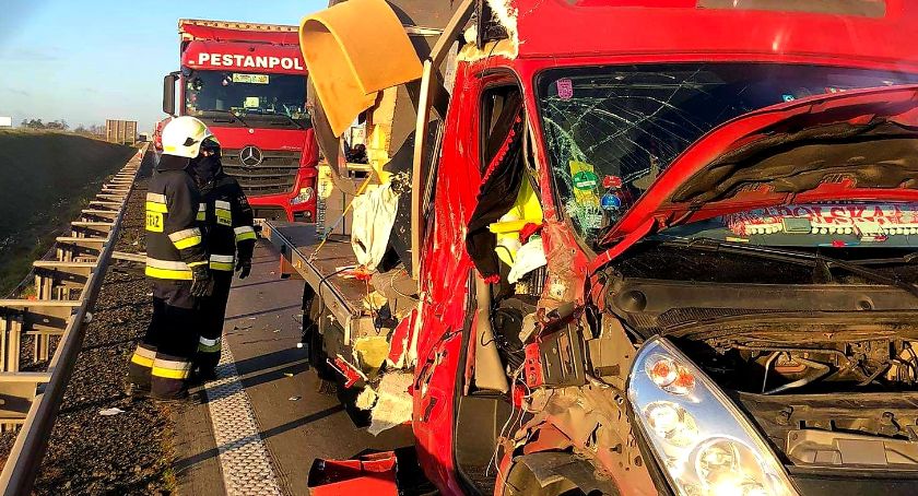 Poranny wypadek na autostradzie A4 