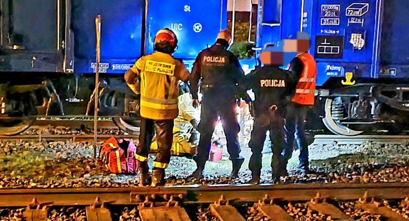Mężczyzna potrącony przez pociąg w Strzelinie