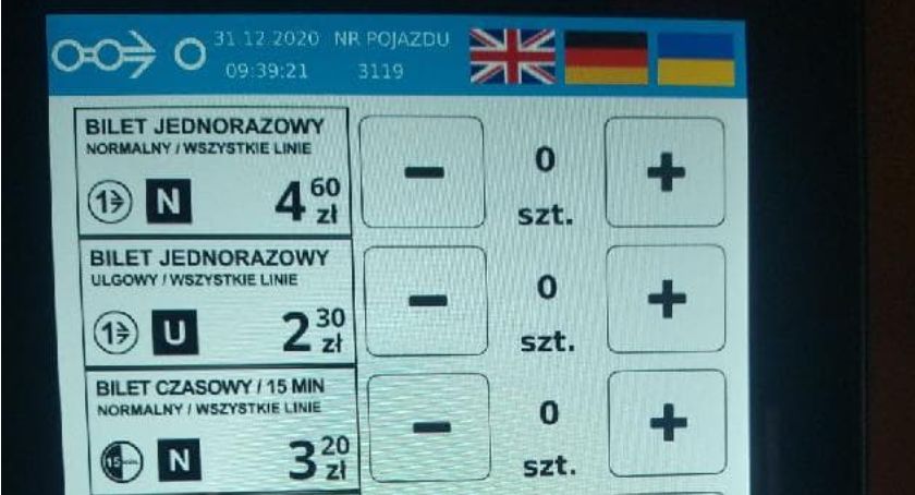 Dwie różne stawki biletów MPK z okazji Sylwestra