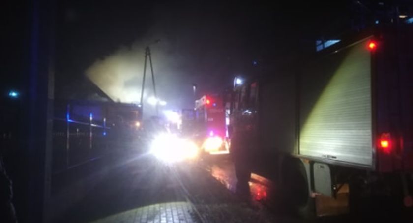 Pożar domu jednorodzinnego w Malczycach