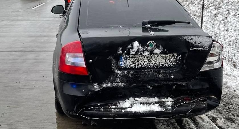 Zderzenie w korku na autostradzie A4