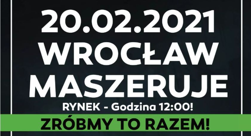 Wrocławianie wychodzą na ulice. Już jutro rusza Marsz o Wolność