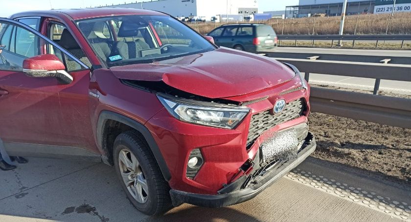 Zderzenie w korku na A4