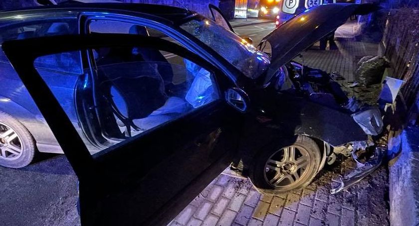 Pijany kierowca spowodował kolizję