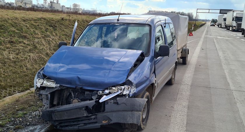 Kolizja w korku na autostradzie A4