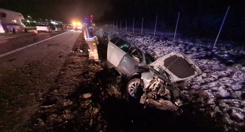 Wypadek na 149 km autostrady A4