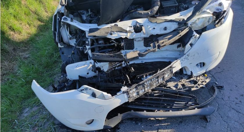 Międzynarodowa kolizja za zjazdem z autostrady A4 w kierunku Małuszowa