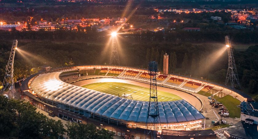 Wrocław z góry - Stadion Olimpijski