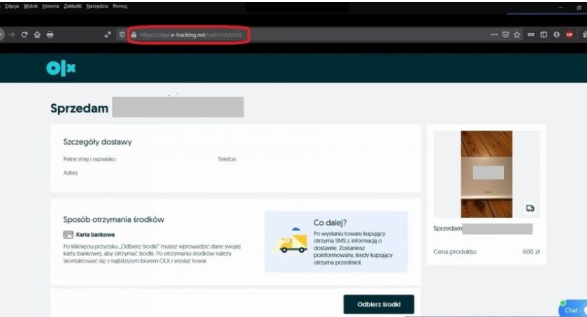 Uważaj na podejrzane transakcje z wykorzystaniem NIBY platformy OLX!