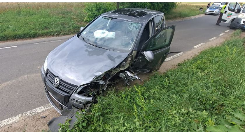 Kolejny pijany kierowca z kółkiem. Czołówka w gminie Kobierzyce