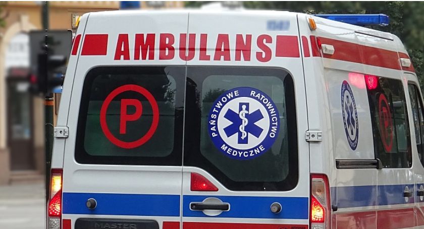 Obywatel Ukrainy doprowadził do kolizji z karetką pogotowia. Pacjent wysiadł i poszedł do domu