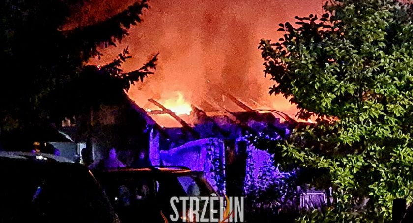 Pożar masarni w Ludowie Śląskim