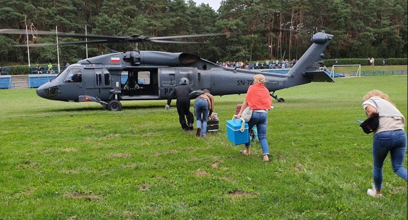 Minuty na wagę złota czyli Policyjny Black Hawk z sercem na pokładzie. 