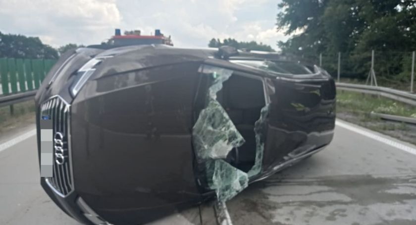 Dachowanie na dolnośląskim odcinku autostrady A4