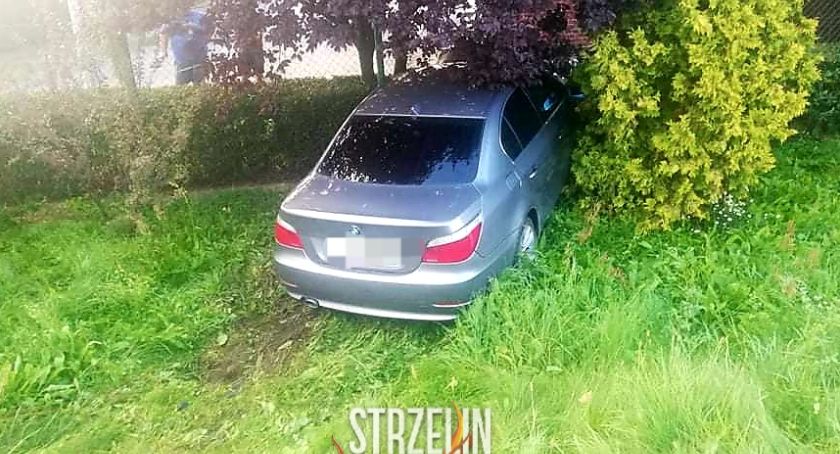 Wypadek Peugeota i BMW w Strzelinie