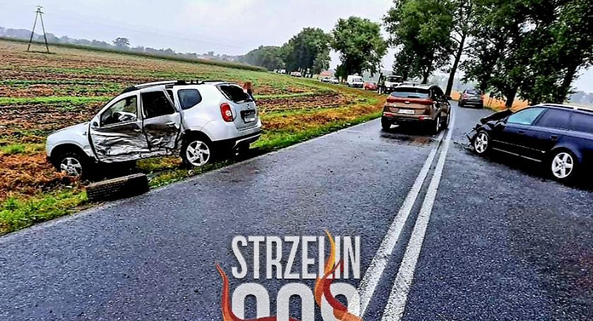 Zderzenie Audi i Daci w Ludowie Polskim