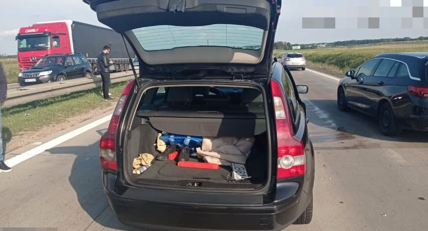 Zderzenie trzech samochodów na autostradzie A4 pod Wrocławiem