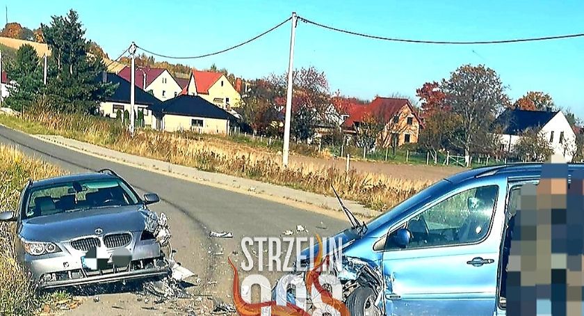 Zderzenie czołowe w Gościęcicach