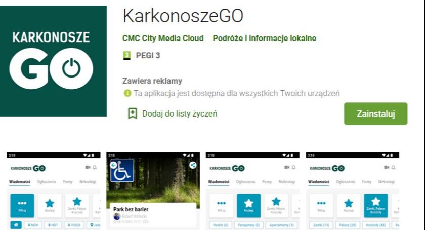 KarkonoszeGO w Twoim telefonie - Już dziś wypróbuj nową aplikację