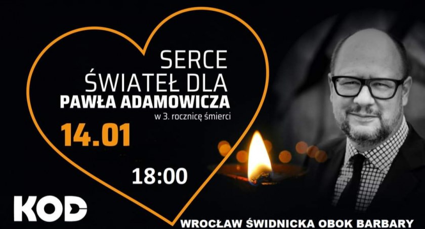 Wrocław Pamięta. Mieszkańcy uczcili pamięć Pawła Adamowicza