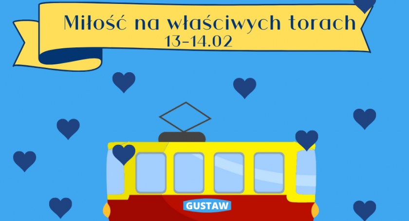 Walentynkowa niespodzianka od MPK. Miłość na właściwych torach