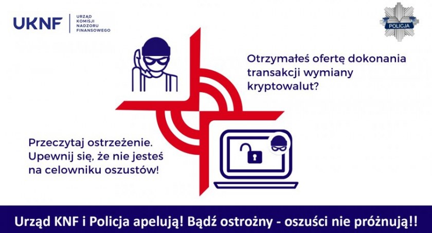 Policja ostrzega przed oszustwami na kryptowaluty