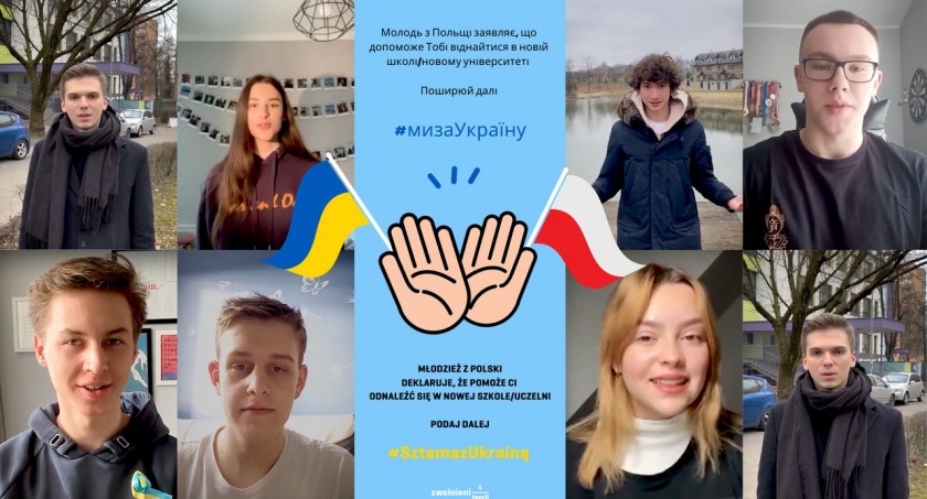Sztama z Ukrainą — polska młodzież wspiera uczniów z Ukrainy