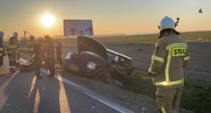 Wypadek w Osieku. Droga całkowicie zablokowana