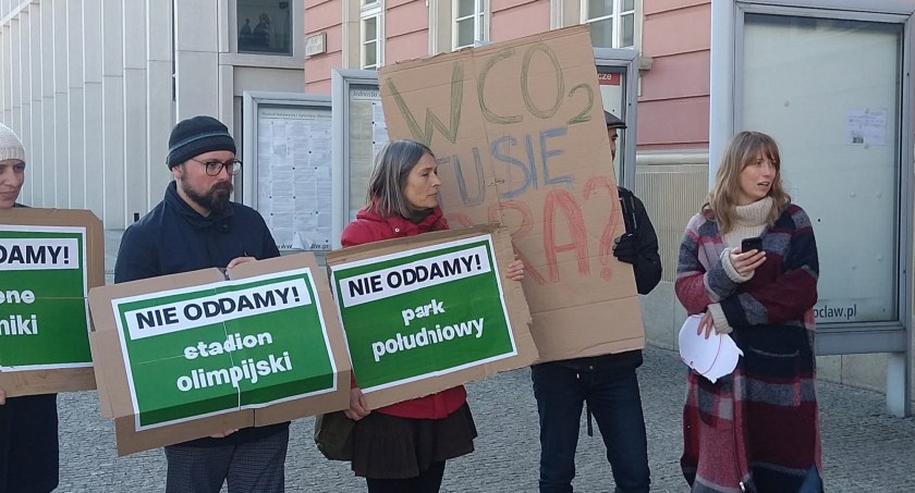 Protest ekologiczny we Wrocławiu
