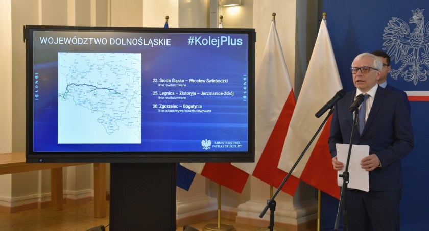 60 km linii kolejowych na Dolnym Śląsku zostanie rewitalizowanych oraz rozbudowanych w ramach Programu Kolej Plus