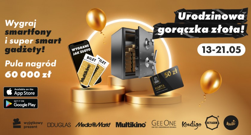 Gorączka Złota czyli urodzinowy konkurs w  Pasażu Grunwaldzkim