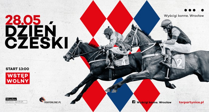 Dzień Czeski na Wrocławskim Torze Wyścigów Konnych - Partynice, sobota 28 maja