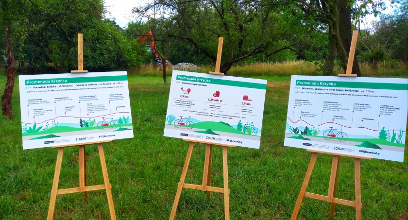 Spotkajmy się na rowerze – kolejne odcinki Promenady Krzyckiej już gotowe!