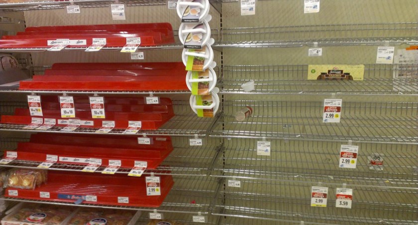 Jakich produktów może zabraknąć w sklepach?
