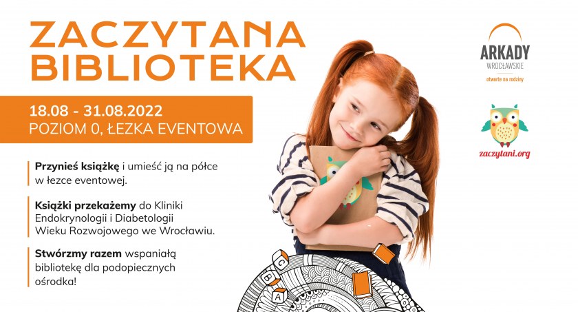 Stwórzmy wspólnie „Zaczytaną Bibliotekę” dla wrocławskiej kliniki