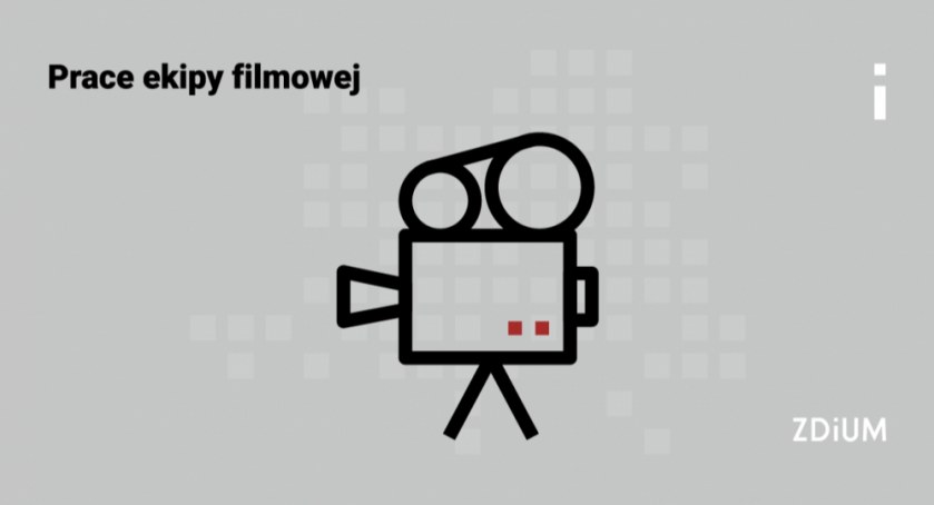 Prace ekipy filmowej w centrum Wrocławia