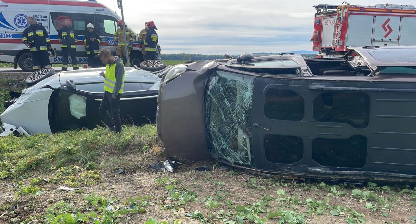 Poważny wypadek na DK5. Uwaga na utrudnienia na trasie Strzegom - Osiek