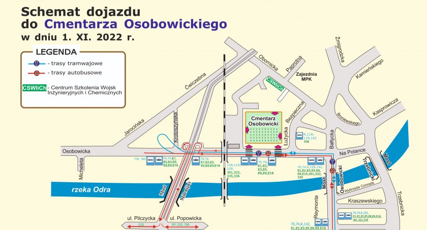 Jak dojechać na wrocławskie cmentarze? Wszystkich Świętych we Wrocławiu