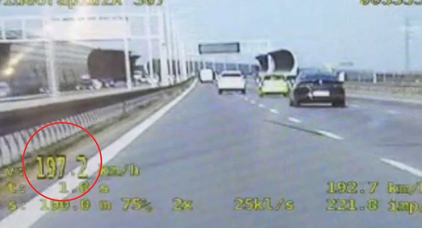 Pędził 197 km/h lewym pasem AOW – brawurową jazdę przerwali policjanci z wrocławskiej drogówki