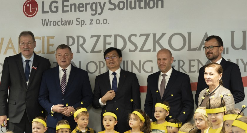 Przy LG Energy Solution Wrocław otwarto publiczne przedszkole