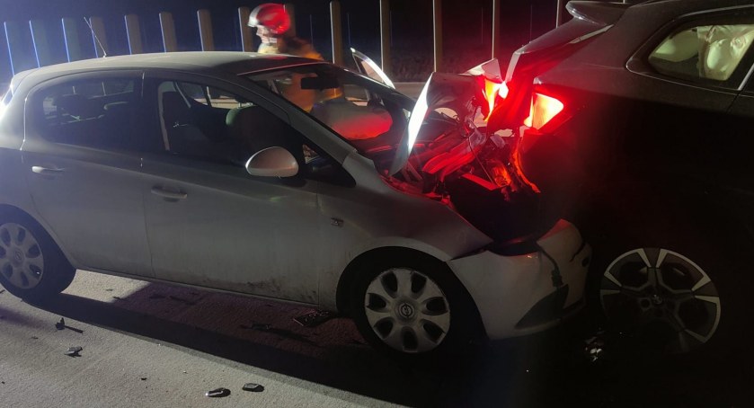 Klasyczne najechanie na tył przyczyną utrudnień na A4 w kierunku Zgorzelca