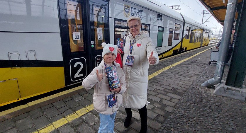 Koleje Dolnośląskie po raz kolejny grają z WOŚP