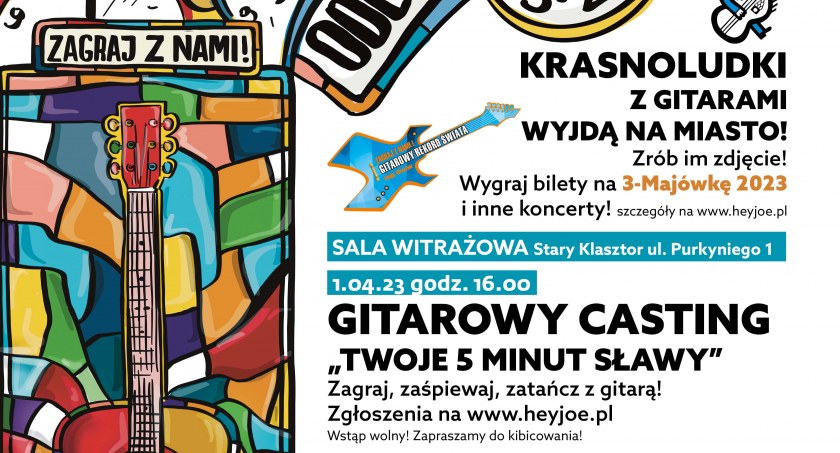 GITAROWY WEEKEND miesiąc przed Gitarowym Rekordem Świata 2023! 