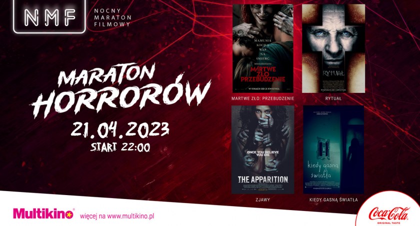 NMF: Maraton Horrorów 21 kwietnia 2023 w Multikinie