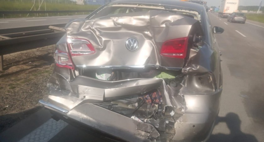 Dwie kolizje na A4 w pobliżu Pietrzykowic. Uwaga na utrudnienia na jezdni w kierunku Wrocławia